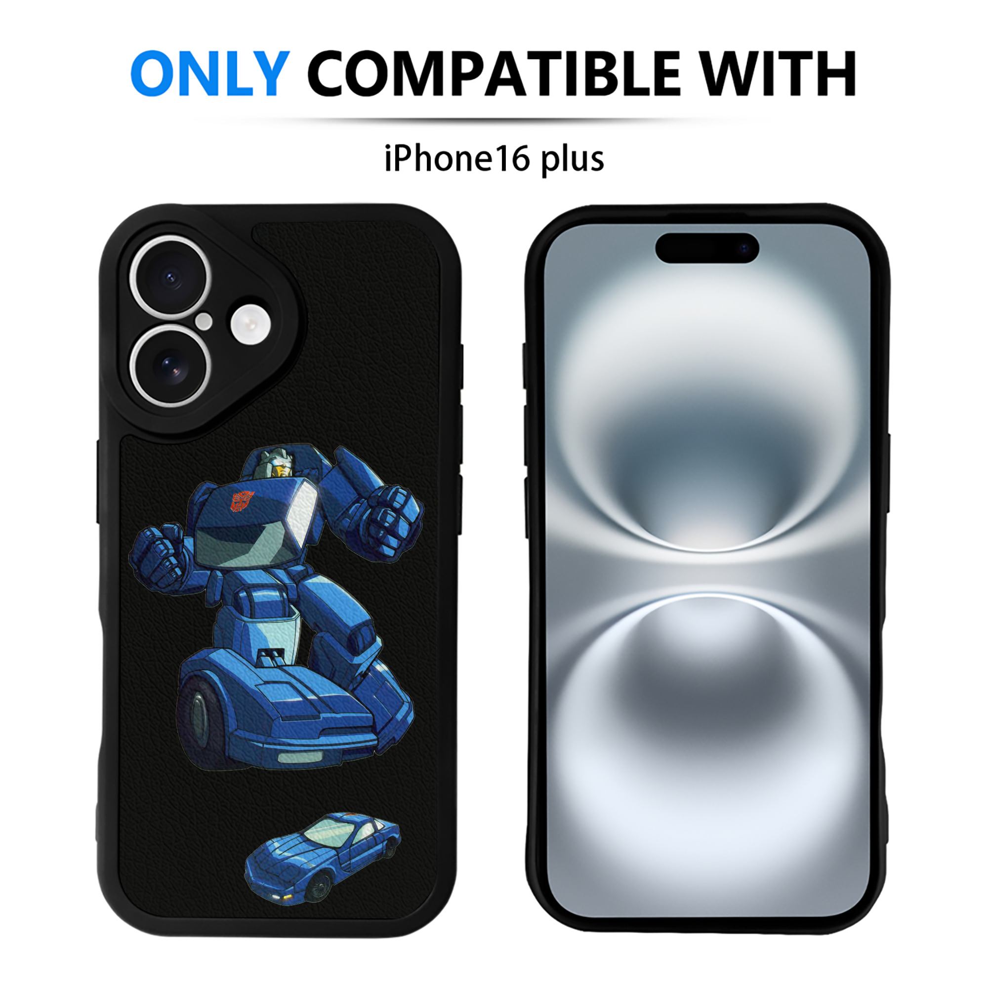 （画像用）  【iPhone 16シリーズ対応】シリコンスマホケース（レザー調） 材質：シリコン